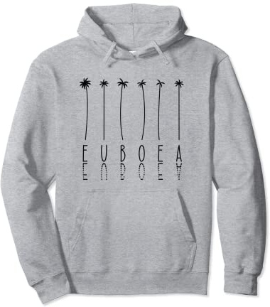 Palm Tree Vacation - Island Griechenland Euboea Pullover Hoodie