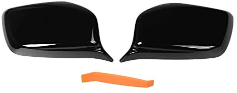 Gegong 2pcs Side Türspiegel Abdeckung nach rechts 51167187431 Ersatz für E60 E61 F10 F11 F01 F02