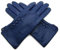 TheGloveHut Damen Echtes Weiches Leder Handschuhe Voll Gefüttert (Blau, M 7 )