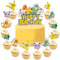 YOGARTH 25 Stück Tortendeko Kindergeburtstag, Kuchen Deko Junge Mädchen, Tortendekoration Cake Topper Set, Happy Birthday Topper für Kinder Geburtstag Party Kuchen Dekoration Supplies (A)