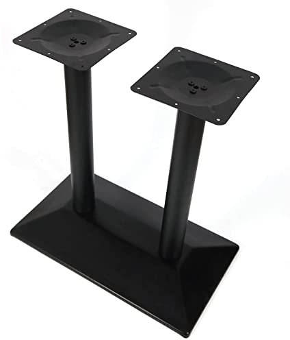 Kaichenyt Metall Tischbeine, Tischgestell aus Edelstahl Stehtischgestell Schwarz Tischgestell Höhe 72cm Tischbein Untergestell Industrie Design Tischkufen Tischfüße