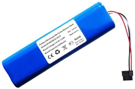 Batería de 14,8 V 3400 mAh, Compatible con Robot Aspirador Conga 3290 3390 3490 3590 3690 3790 3890 (Color : 3400mAh)