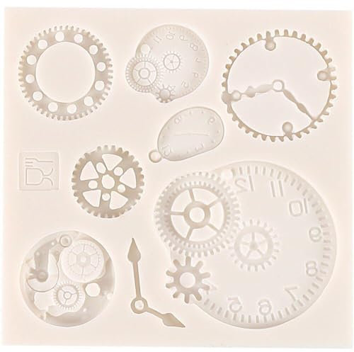 Fituenly Silikon Fondant Formuhr Uhr Form Schokoladen Tonform Diy -kuchen Backblech Für Zuckerzuckerfahrzeuge Süßigkeiten Cupcake Making