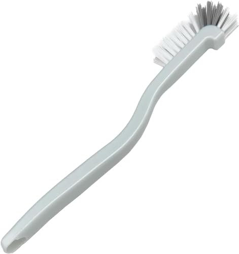 Brosse à récurer de cuisine, brosse de salle de bain à angle droit pour évier, casseroles, coins de poêle, nettoyage en profondeur avec poils rigides