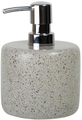 Terrazzo Seifenspender grau Bad WC Wohnfreuden