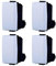 BRATEK 4 Pulsanti da muro compatibili con la serie Matix, Pulsanti frutti elettrici da parete compatibili con le Placchette Matix