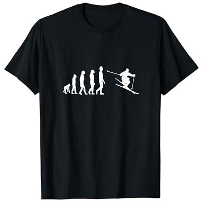Skifahrer Ski Alpin T-Shirt