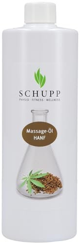 Schupp Massage-Öl Hanf 500ml inkl Spender