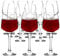Homiu Wine Glass Florence Collection 400ml Long Stem Large Glasses Red or White Wines (24 Pack)