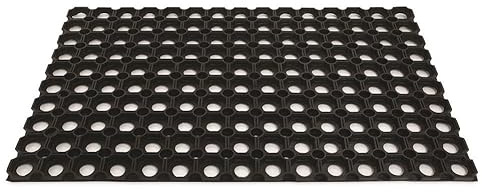 rapide Hollow Rubber Door Mat 60x40cm Heavy Duty Non Slip Outdoor Indoor Easy Clean