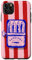 Pink Sardine Maximalist Food Vintage Stripes Aesthetic Cute Case for iPhone 11 Pro Max