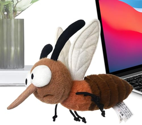 Generisch Fliege Stofftier Insekten Spielzeug,Kuschelweiches Süßes Plüschtier - Deko Für Mädchen Kinder Jugendliche Frauen