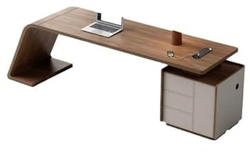 Schreibtisch, Spieltisch, Büro, Zuhause, minimalistische Werkbank aus Massivholz, moderner Computer für Wohnzimmer, geeignet für Unternehmen und Zuhause (180 x 70 x 75 cm)