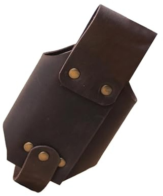 YIGZYCN PU-Leder Flaschenhalter Bierholster Getränke-Hüfttasche Gürtel Freund Vater Männer Flasche PU-Leder Getränke-Hüfttasche