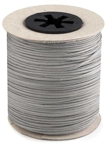 100m Schmuckschnur 1,4x1 mm Jalousieschnur Zugschnur Schmuckkordel Polyester