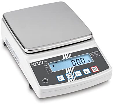Kern & Sohn Präzisionswaage ABP PNS 3000-2 (mit Stimmgabel-Wiegesystem, interne Justiertechnik, stoßfeste Wägeplatte, digitale Waage, Einereichswaage) PNS 3000-2