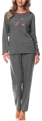 Merry Style Damen Langarm Schlafanzug 91LW1