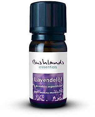 Lavendelöl 10 ml - 100% naturreines ätherisches Öl der Pflanze Lavendula angustifolia von Bushlands essentials