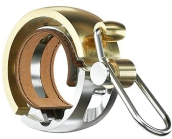 Knog 12128 OI Luxe Fahrradklingel, Messing, S