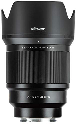 VILTROX 85 mm F/1.8 F1.8 Mark II STM Vollrahmen 85 mm f1.8 II für AF Autofokus für Sony E-Mount Kamera A7III A7RIII A7SII A7II a6500 a6400 a6300