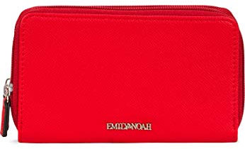 Emily & Noah Börse mit Doppelzipper Luca, 18 cm, Luca-600 red