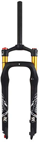 LvTu Fahrrad Luft Fette Gabel 26-Zoll-Federgabel, Aluminiumlegierung zum Schnee/Strand Fahrrad 4,0 Reifen - Unisex