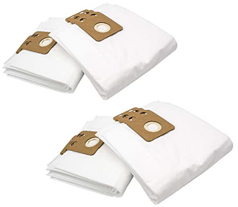 vhbw 20x Sacs compatible avec Nilfisk GD 710, GD 910, GD 111, GD 2000, GD 1010, GD 911 aspirateur - microfibre non tissée, 50cm x 23cm blanc