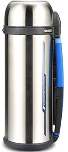 ChengBeautiful Sports Water Bottle 2000ml Stainless Steel Large Capacity Outdoor Sports Portable Water Bottle (Color : Stainless steel color, Size : One size)