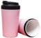 Klaraber Travel Coffee Cup, Ceramic Lined Travel Mug with Leakproof Lid, Insulated & Reusable, Eco-Friendly for Hot & Cold Drinks 380ml (Pink)