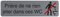Exacompta - Réf. 67161E - 1 plaque de porte adhésive Prière de ne rien jeter dans ces wc - Plaque murale imprimée - Sur tous supports - Aspect aluminium brossé - Dimensions : 16,5 x 4,4 cm