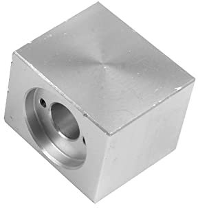euroharry Halterung für Kugelumlaufspindel, mit T8-Trapezgewinde, für 3D-Drucker/Codiermaschine, 34 x 30 x 30 mm, Silberfarben (Nur Halterung)