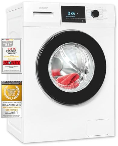 Exquisit Kondensationstrockner TK810-060 weiss | 8 kg Füllmenge | Knitterschutz, Weiß
