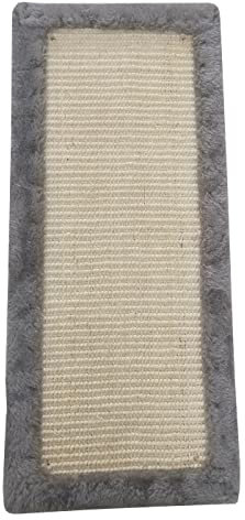 Dehner Katzen-Kratzbrett Border, flexibel, ca. 50 x 22 cm, Sisal, beige/grau