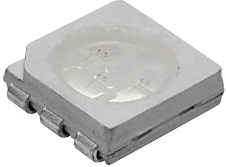 Lumonic 20x Superhelle LEDs vom Typ SMD 5050 - High Power LEDs zum selber Löten DIY in Farbe RGB - Durchmesser: 5x5mm