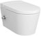 Vitra Option Nest Wand-WC mit Bidetfunktion und integrierter Thermostat-Armatur, mit Waschmitteltank, ohne Spülrand, inkl. Armatur und Softclose WC-Sitz