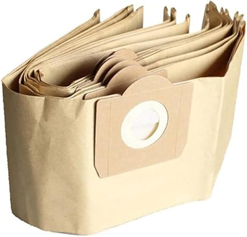 5-Stück Staubsaugerbeutel für Kärcher WD 3, Wiederverwendbar Beutel für Karcher WD3, WD 3 Premium, WD3200, WD3500P, A2204, A2204, A2534, SE4001. KFI 487 6.959-130.0 Vliesfilterbeutel