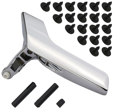 Metal Interior Door Handle Repair Kit (Chrome) | Compatible with Mercedes-Benz W204 X204 C230 C250 C280 C300 C350 C63 GLK250 GLK280 GLK300 | Inside Inner Front or Rear Right Passenger Side Door Lever