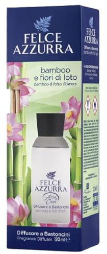 Generico Diffusore a Bastoncini Felce Profumazione Bamboo e Fiori di Loto 120ml