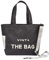 VINT+ Canvas Bag Damen Handtasche – Moderne Schultertasche mit wählbarem Tragegurt – Casual Shopper Tasche ideal für Arbeit, Uni, Schule & Reise | Wasserabweisend, 100% Baumwolle | Big, Anthrazit