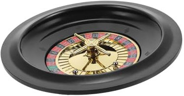 GeRRiT Roulette-Rad 10-Zoll-Russischer Roulette-Pokertisch aus Kunststoff zum Drehen des Roulettes mit Zwei Stahlkugeln für die Anordnung des Rad-Roulette-Tisches Partyspiele