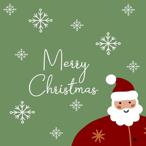 20 Servietten Weihnachten Merry Christmas und Santa als Tischdeko. Papierservietten mit Motiv. Auch für Decoupage und Serviettentechnik 33x33cm