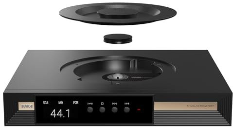 S.M.S.L VMV T2 MQA MQA-CD-Player Digitales Mediencenter Bluetooth 5.1 USB DAC P.A.S.S. DSD512 32bit/768kHz USB/Bluetooth/CD-Player/AES/EBU-Eingang Optischer/Koaxialer/AES/EBUx2/I2S-Ausgang
