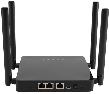 Módem Enrutador 4G LTE, Alta Velocidad Profesional 1200Mbps, Admite 32 Usuarios Simultáneos en Línea con Ranura para Tarjeta SIM, Versión Desbloqueada AC1200 para 4G + Cat6