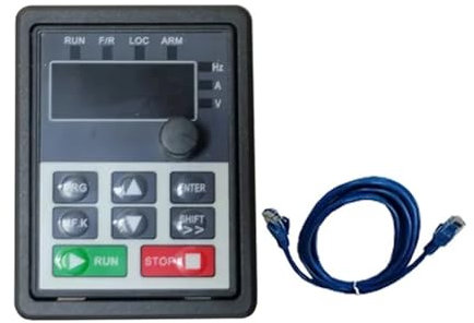 Variateur de fréquence VFD 0,75 KW 1,5 KW 2,2 KW 4 KW 5,5 KW Convertisseur de fréquence 1PH/3PH 220 V 380 V Convertisseur de Sortie Variateur de fréquence(Panel and Cable)