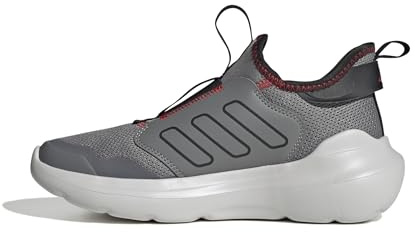 Adidas Unisex Kinder TENSAUR Comfort Shoes JUNIOR, Grey Three/core Black/Pure Ruby, 38 EU