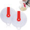 2 Stück Universal Spritzschutz, Spritzschutz Schüssel Deckel, Spritzschutz, Spritzschutzdeckel, Spritzschutz für Mixer Verhindert Lästiges Spritzen des Teigs Beim Mixen, 31 x34 cm