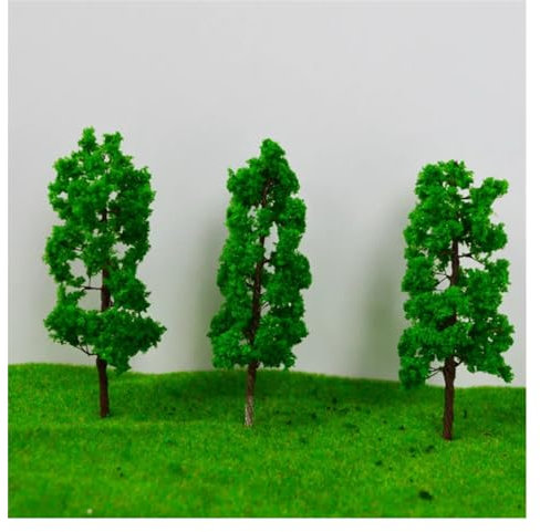 50PCS Eisendraht Modell Bäume Maßstab NZ 3,8 cm Modell Zug N Maßstab 3813 Terrarium Miniaturen 1:25-1:300 Modell Bausätze(32mm)