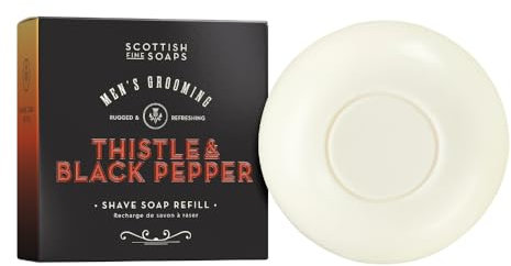 Scottish Fine Soaps Rasierseife Thistle & Black Pepper 100g