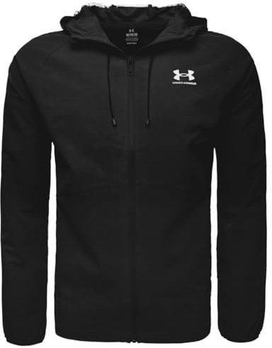 Under Armour Coupe-vent stretch tissé pour homme, Noir , 3XL