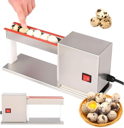 Elektrischer Wachteleierschäler, 25 kg/Stunde hohe Leistung, kommerzielle Nutzung für effizientes Wachtelei-Schälen
